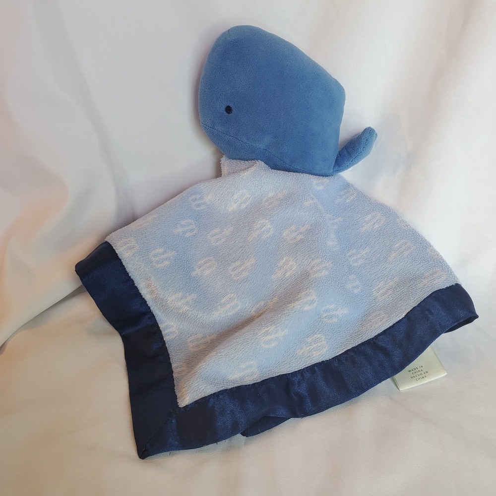 Cloud Island Blue Whale Lovey Security Blanket‎ 13x13 Anchors Target 2017